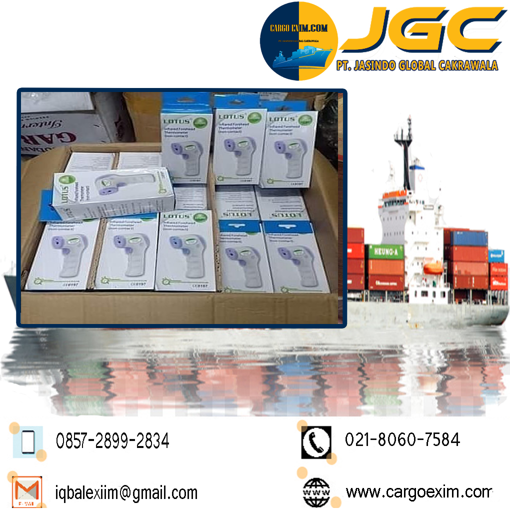 Cargo Exim bergerak di bidang Jasa Import thermometer dan Alat Kesehatan International untuk kepengurusan Import resmi kepada Bea Cukai. wa. 0857-2899-2834