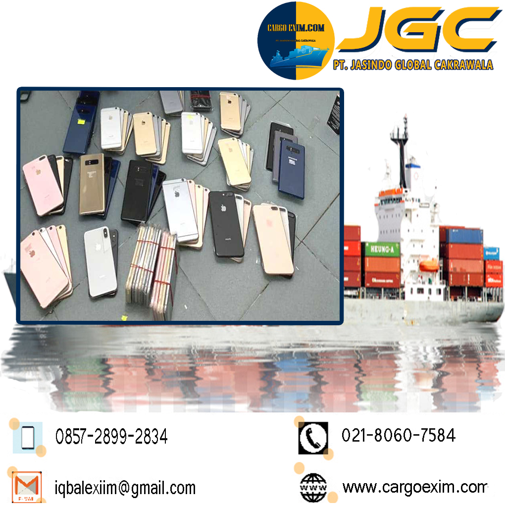 Cargo Exim brgerak d bidang Jasa Import Handphone International untuk kepengurusan Import Resmi / Door To Door kepada Bea Cukai. wa. 0857-2899-2834