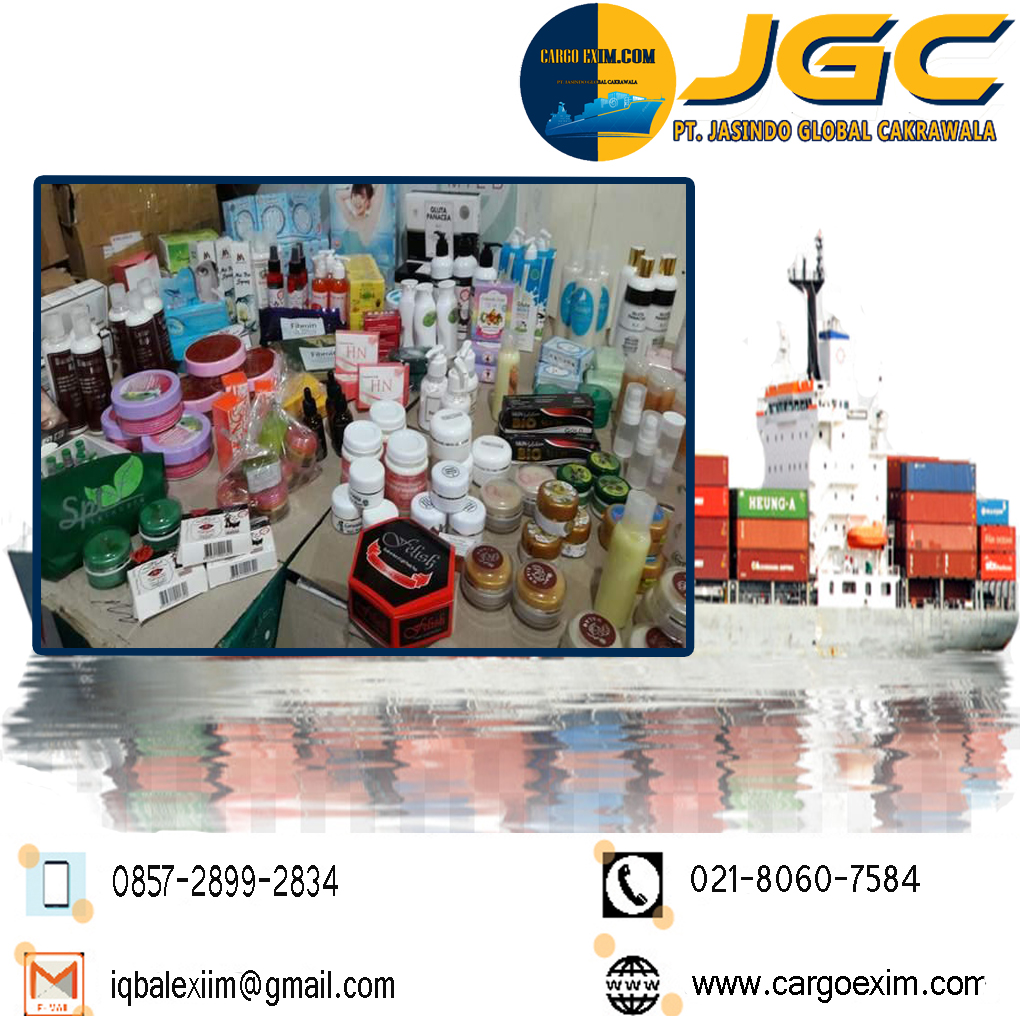 Cargo Exim bergerak di bidang Jasa Import Kosmetik International untuk kepengurusan Import Resmi / Door To Door kepada Bea Cukai. wa. 0857-2899-2834