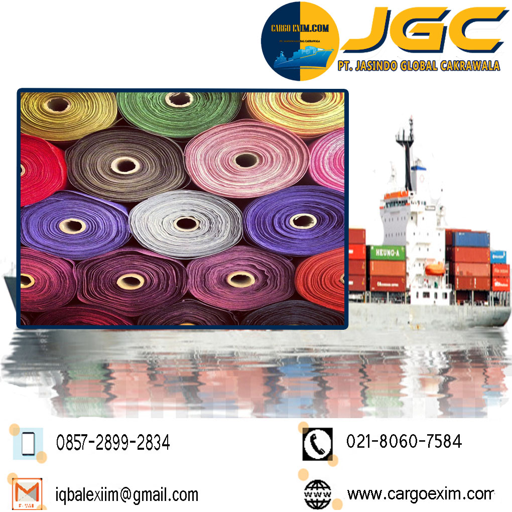 Cargo Exim bergerak di bidang Jasa Import Borongan All in Tekstile International untuk kepengurusan Import resmi kepada Bea Cukai. wa. 0857-2899-2834