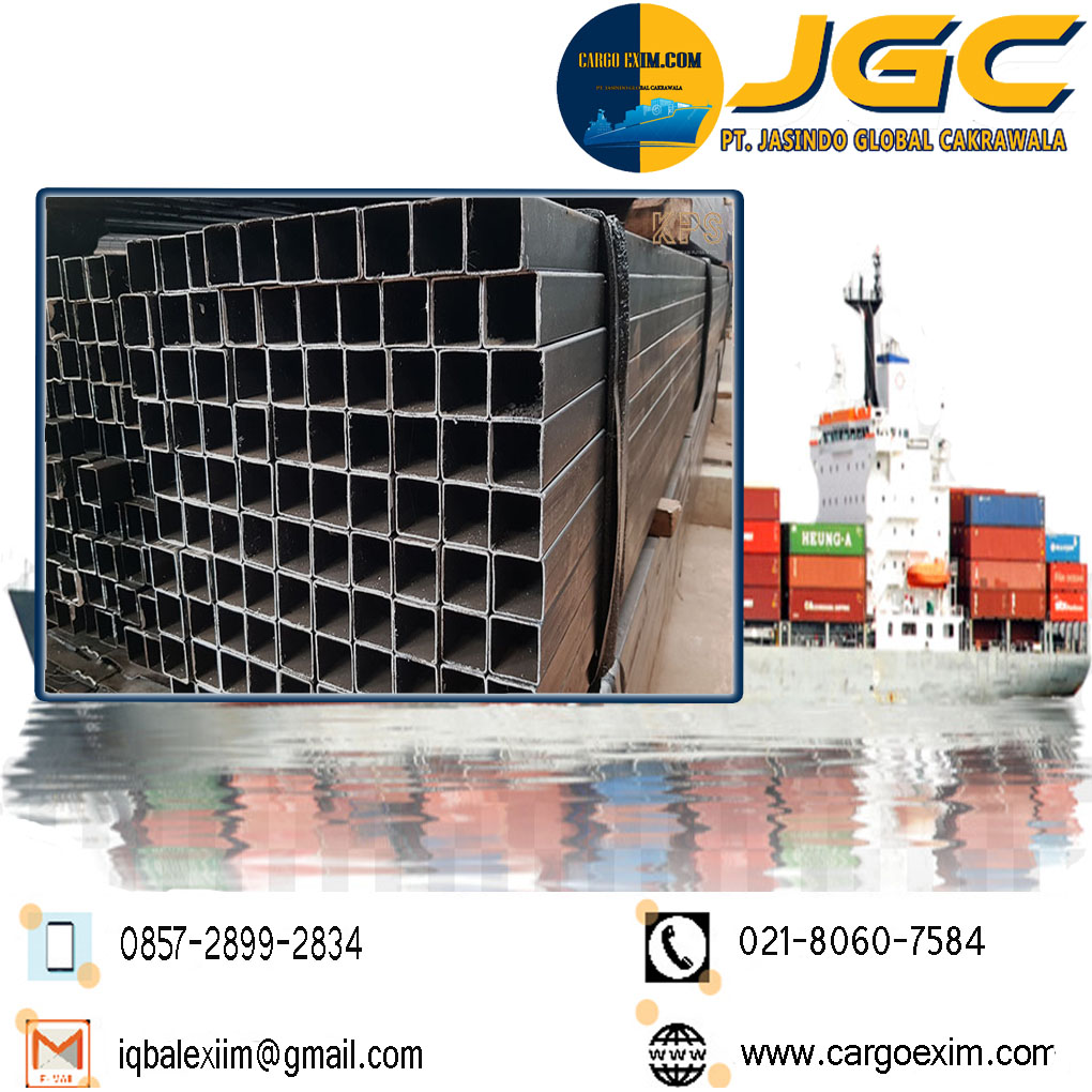 Cargo Exim bergerak di bidang Jasa Import Resmi Besi Baja Holow International untuk kepengurusan Import resmi kepada Bea Cukai. wa. 0857-2899-2834